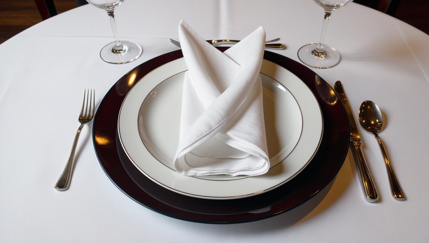 Plate with Napkin